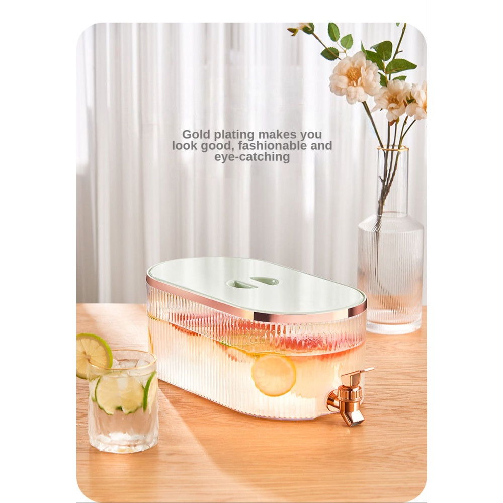 5.3L Refrigerator Water Bottle With Faucet Household Cool Large Capacity Cold Kettle Beverage Dispenser Container Jug