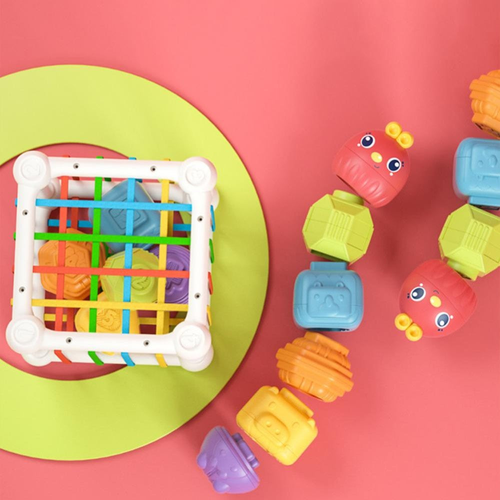 Kids Shapes Puzzle Toys Cute Pattern Matching Safe Materials Baby Intellectual Development Toy Kids Rainbow Training Toy