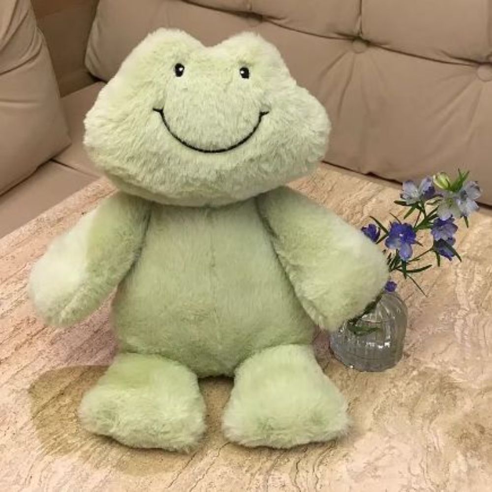 36cm Cute Frog Plush Toy, Stuffed Animal Throw Plushie Pillow Doll, Creative Appease Pastoral Animal Soft Comfortable