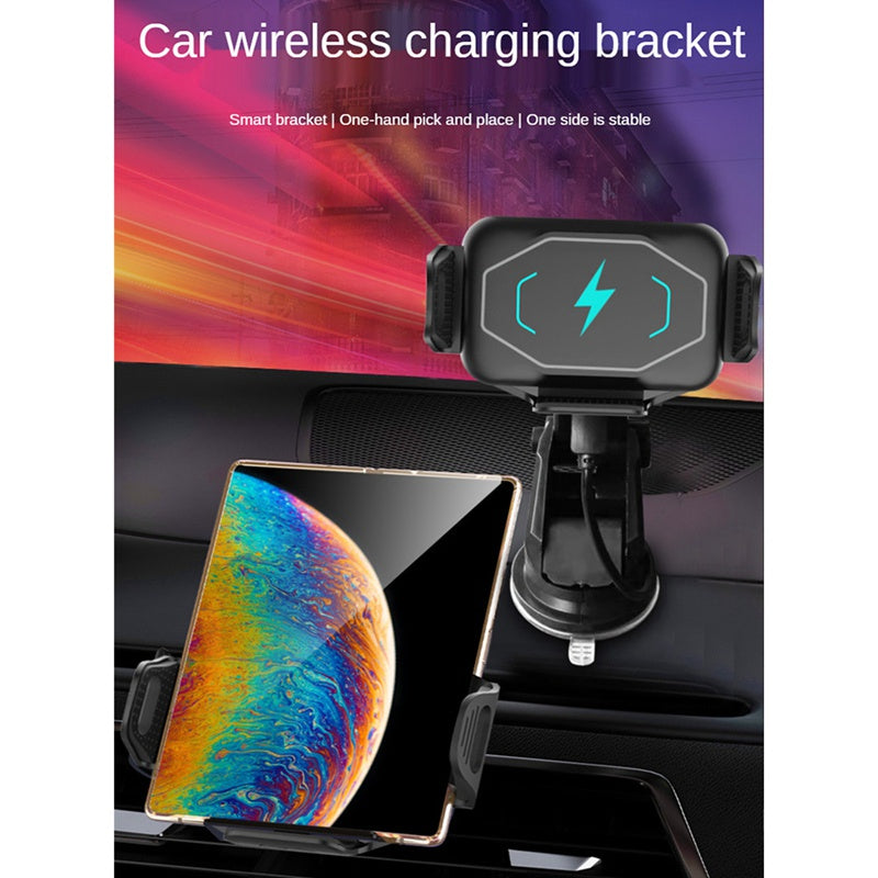 15W Qi Wireless Car Charger Mount Holder Fast Phone Charger for Samsung Galaxy Z Fold 3 2 iPhone 13 12 Max Huawei Mate X