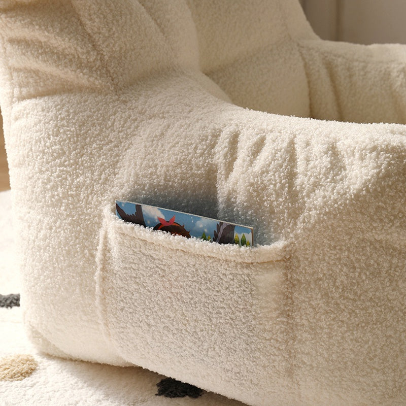 Lazy Sofa Kids Soft Couch Storage Pockets Design Home Decor Mini Casual Seat Cartoon Children's Sofa Reading Kids Chair