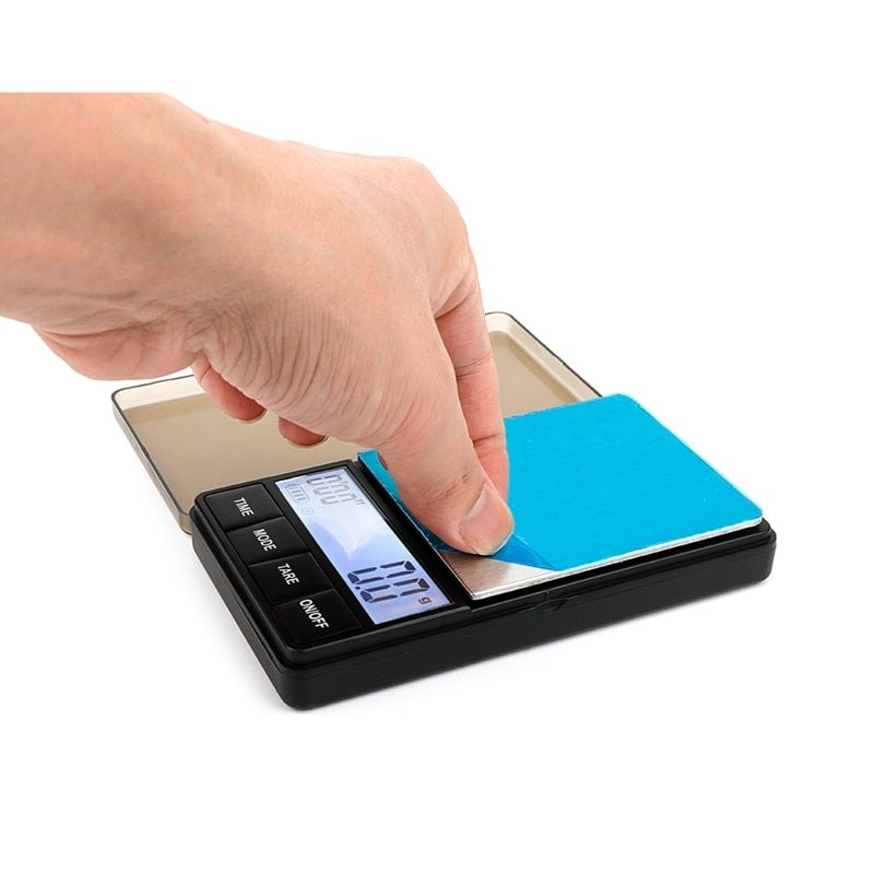 Pocket Small Coffee Scale with Timer Espresso Scale with Tare Fun 1000 x 0.1g Digital Gram Scale with Large LCD Screen