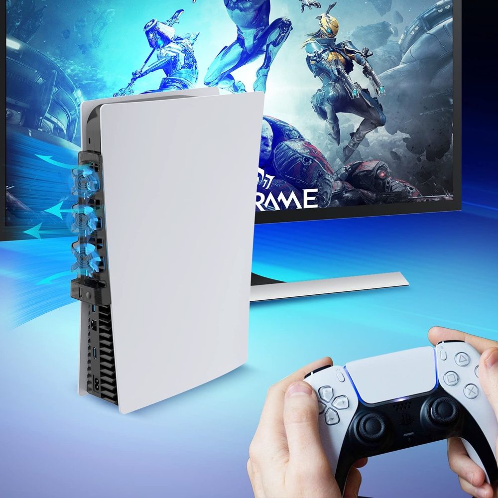 PS5 Cooling Fan For PS5 Console Cooler Fans with LED Indicator for Sony Play Station 5 Console Cooling Cooler LED Gaming