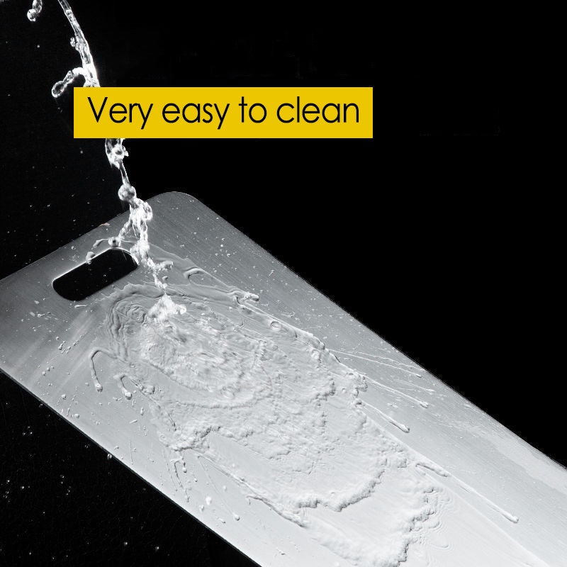 316 Double Sided Cutting Board Food Grade Stainless Steel Chopping Board Anti-bacterial Thickened Rolling Noodle