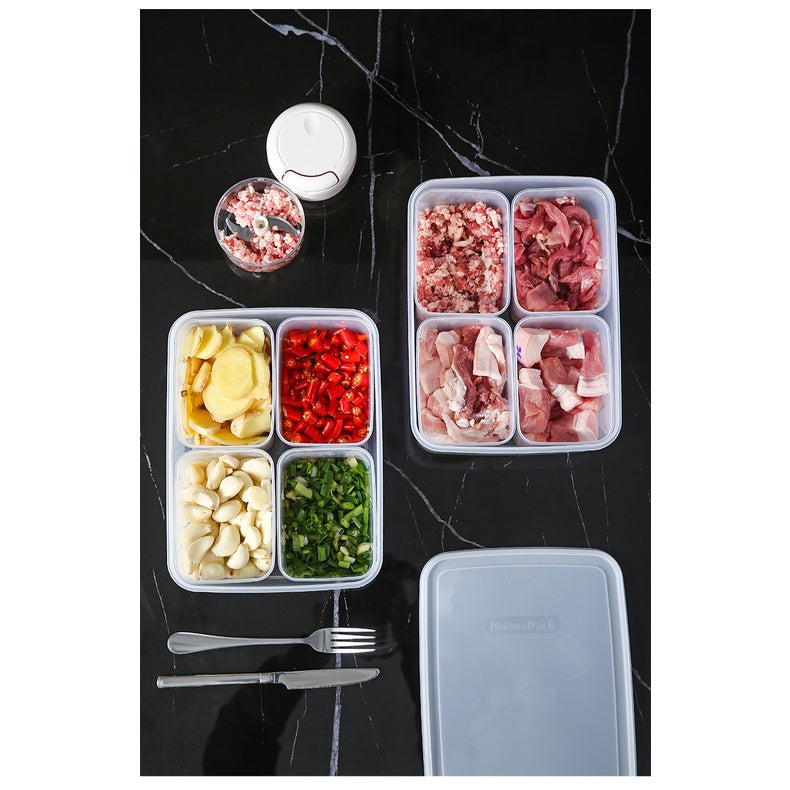 Refrigerator Fridge Meat Preservation Storage Box Food Grade Organizer Freezer Separately Packed Case Frozen Organiser