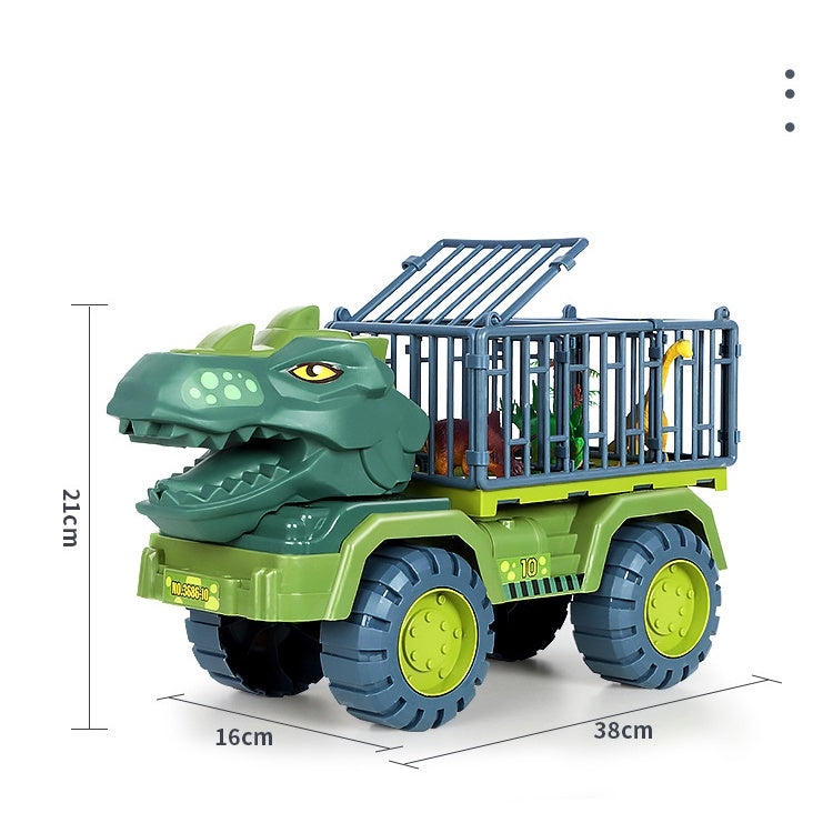 Car Toy Dinosaurs Transport Car Carrier Truck Toy Pull Back Vehicle Dino with Dinosaur Christmas Gift for Kids Children