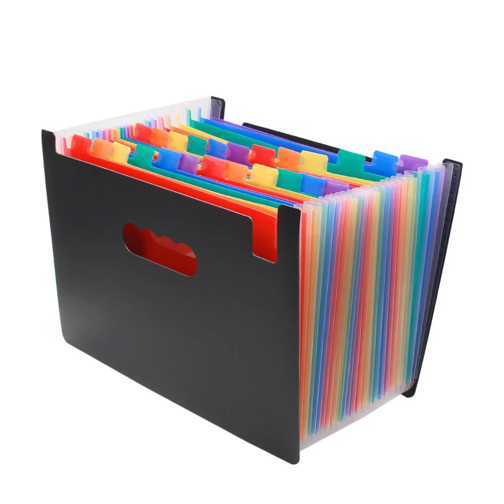 13 24 37 48 Layer A4 Expanding File Folder Document Waterproof Organizer Portable Paper Storage Multi-layer File Bag