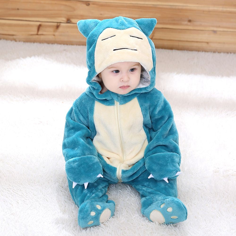 Baby Romper Animals Flannel Cosplay Newborn Baby Onesie Cartoon Anime Cute Sleep Costume Unisex Infant Clothes 0-3 Years