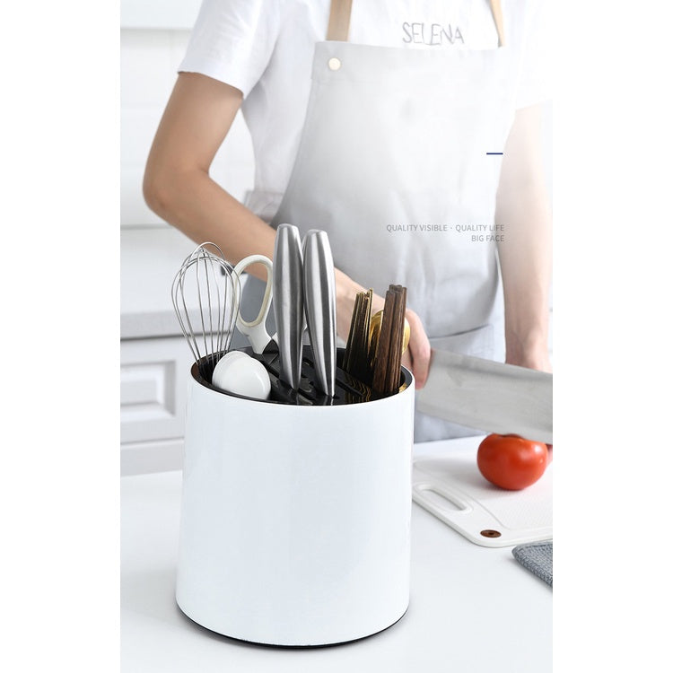 Multifunctional Rotating Knife Holder Knife Holder Kitchen Supplies Rack Kitchen Knife Holder Spoon Chopstick Holder