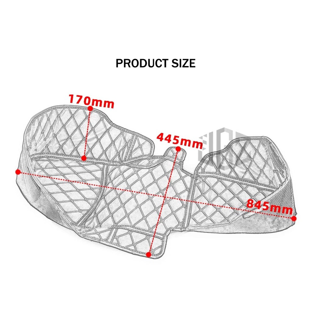 Motorcycle Storage Box Leather Inner Liner Cover Protector Cushion Accessories Trunk Cargo for Yamaha XMAX 300