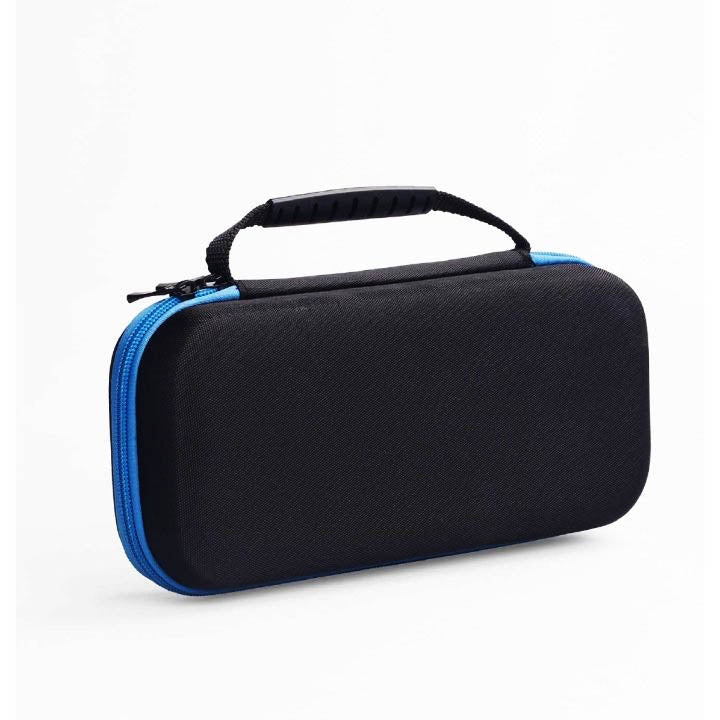 Switch Oled Case EVA Hard Shell Portable Travel Bag for Nintendo Switch Double Compartment Large Zippered Mesh Pocket