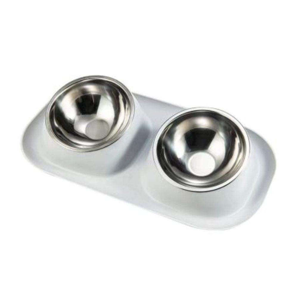 Raised Pet Dish Mess Proof Elevated Pet Bowl Dog Cat Food Water Bowls Leak proof Deepen And Widen Large Capacity Bowl