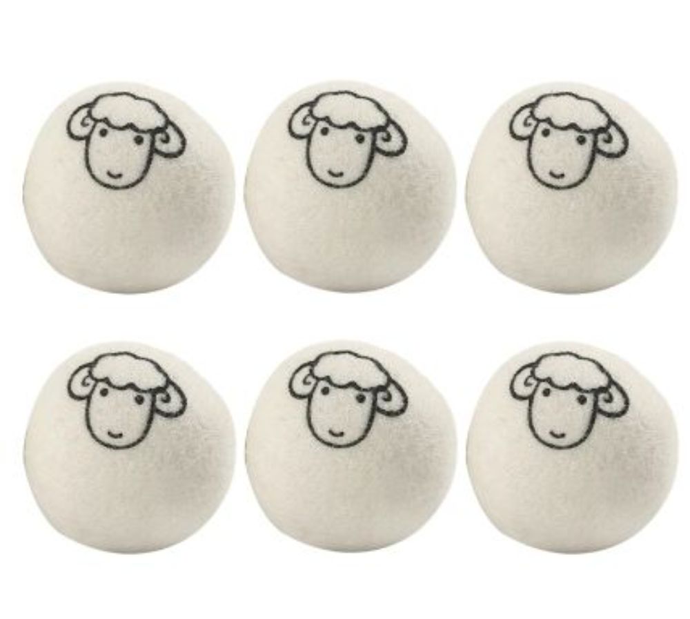 6pcs Wool Dryer Balls Reusable Softener Laundry Ball Clothes Washer Drying Ball Anti-entanglement Special Washing