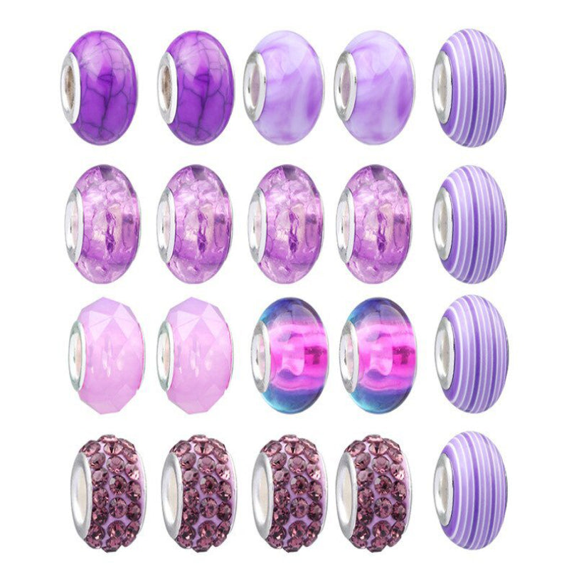 63Pcs DIY Bead Jewelry Making Kit Bracelet Necklace Ring Mermaid Pearl Charms Handmade Pendants and Bangles Toy Box Set