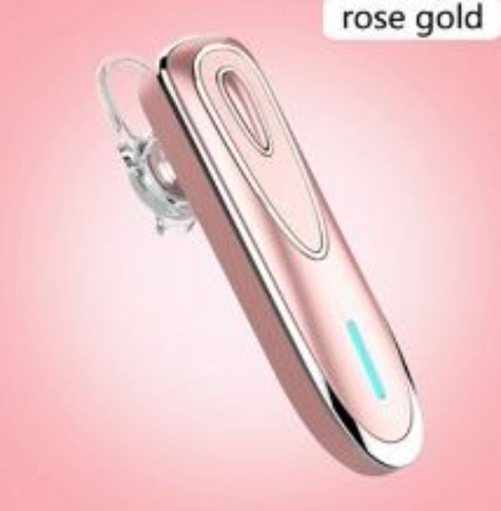 K1 Voice Control Ear Hook Wireless Bluetooth Stereo Earphone Handsfree Headphone Dynamic Double Wheat Noise Reduction