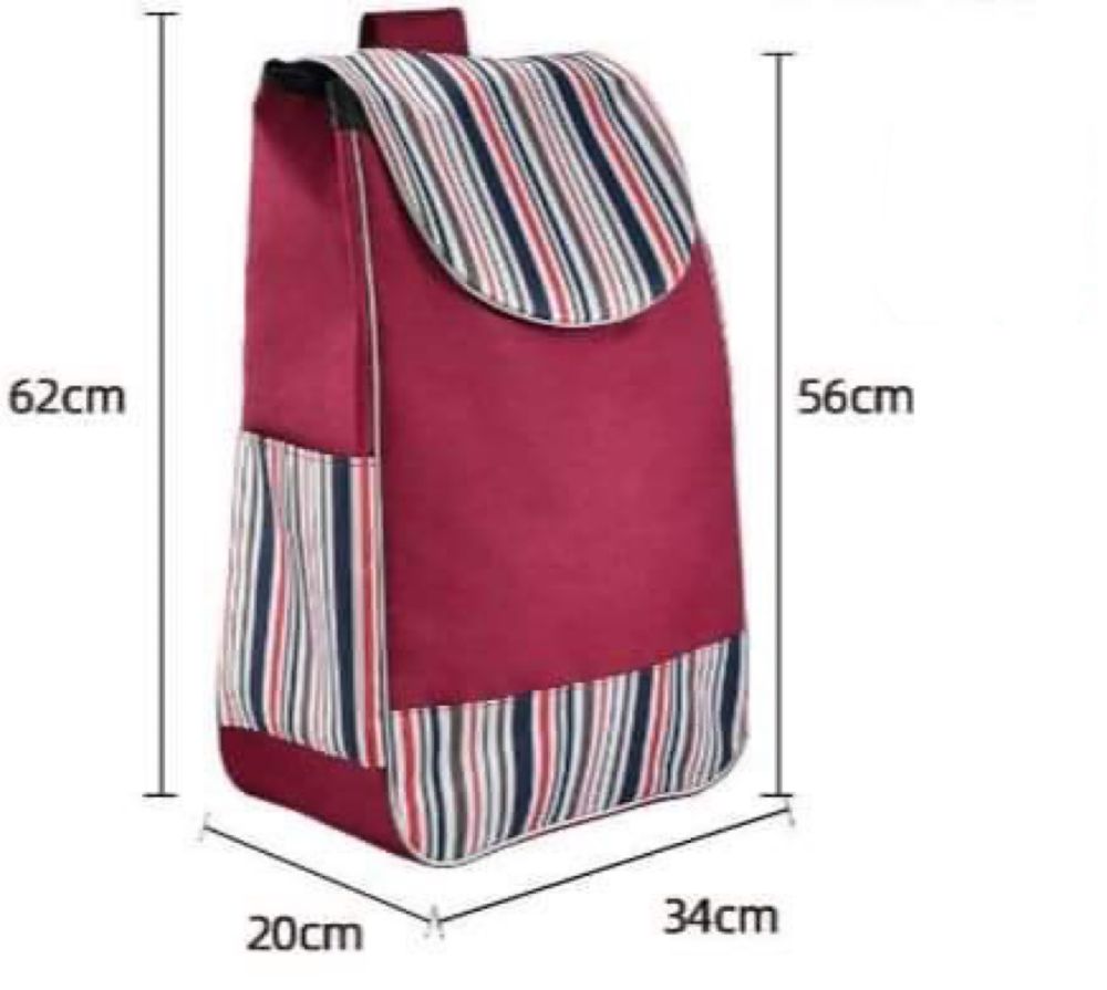 Universal Grocery Cart Spare Cloth Bag Extra Large Waterproof Oxford Bag Trolley Small Cart Shopping Cart Thickened Bag