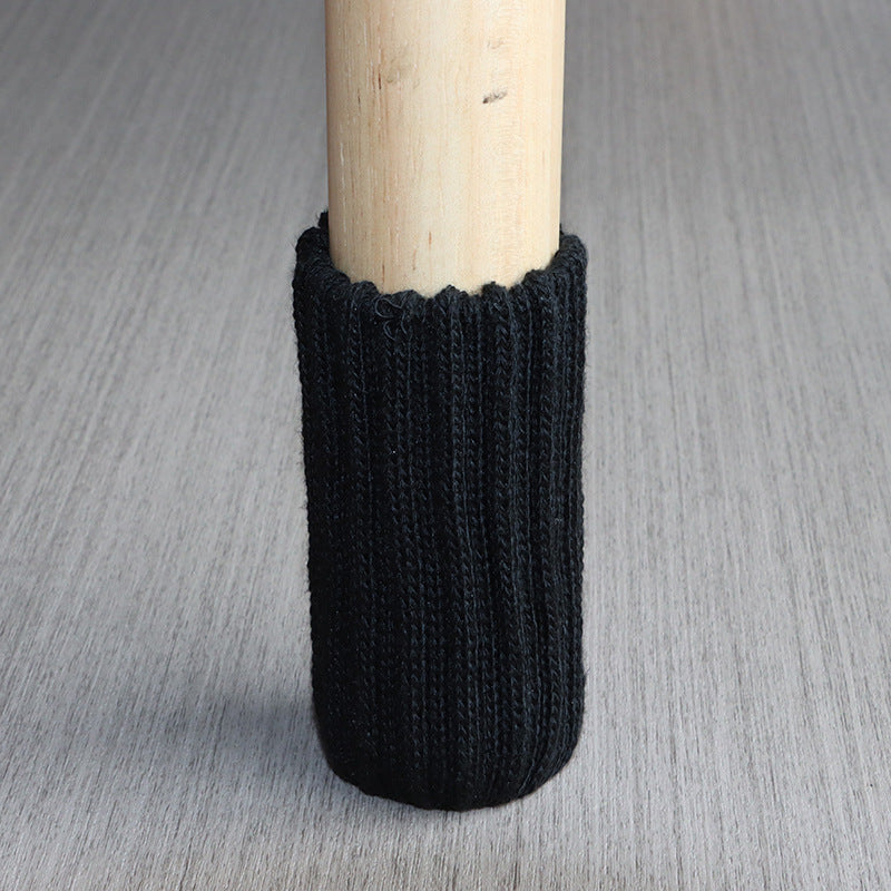 24PCS Knitted Chair Leg Socks Furniture Table Feet Leg Floor Protectors Covers Floor Protection Pads Moving Noise Reduction