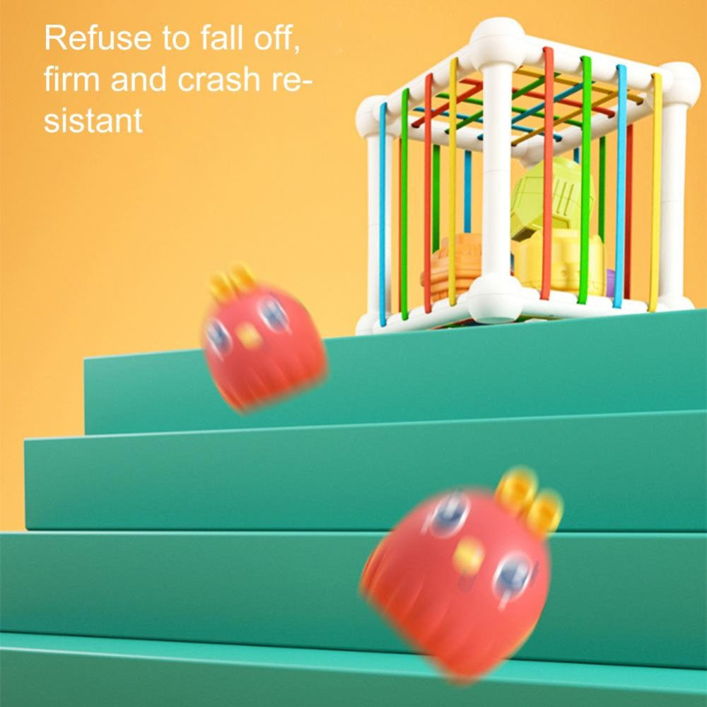 Kids Shapes Puzzle Toys Cute Pattern Matching Safe Materials Baby Intellectual Development Toy Kids Rainbow Training Toy