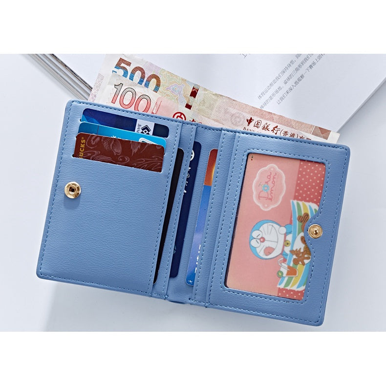 Forever Young Simple And Stylish Ultra-thin Wallet Women Short Purse Two Fold Student Wallets