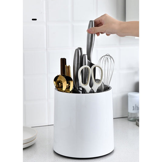 Multifunctional Rotating Knife Holder Knife Holder Kitchen Supplies Rack Kitchen Knife Holder Spoon Chopstick Holder