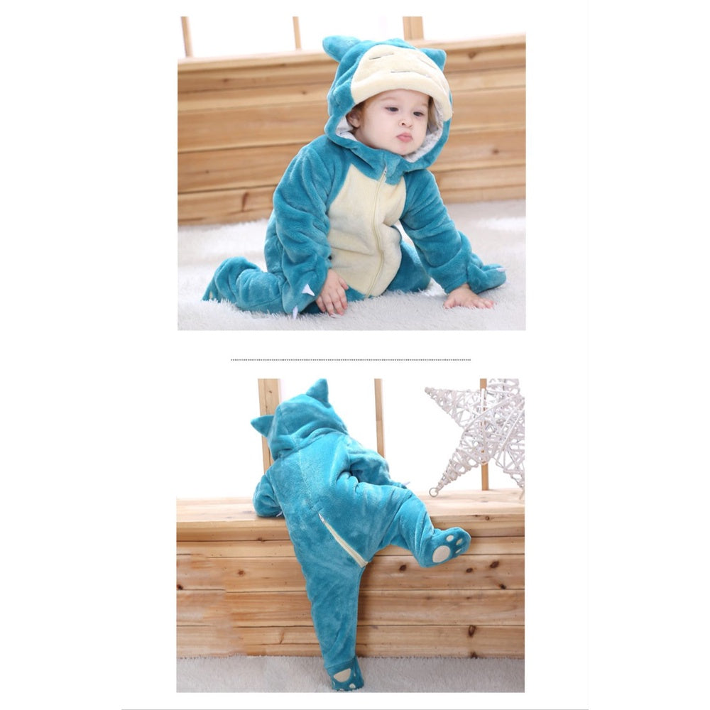 Baby Romper Animals Flannel Cosplay Newborn Baby Onesie Cartoon Anime Cute Sleep Costume Unisex Infant Clothes 0-3 Years