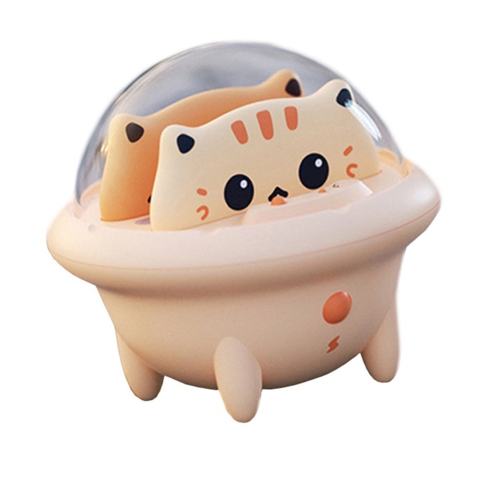 CAT POWER BANK Spaceship Cute Pet Small Portable Power Bank With LED Light Emergency Power Bank Gift For Mobile Charger