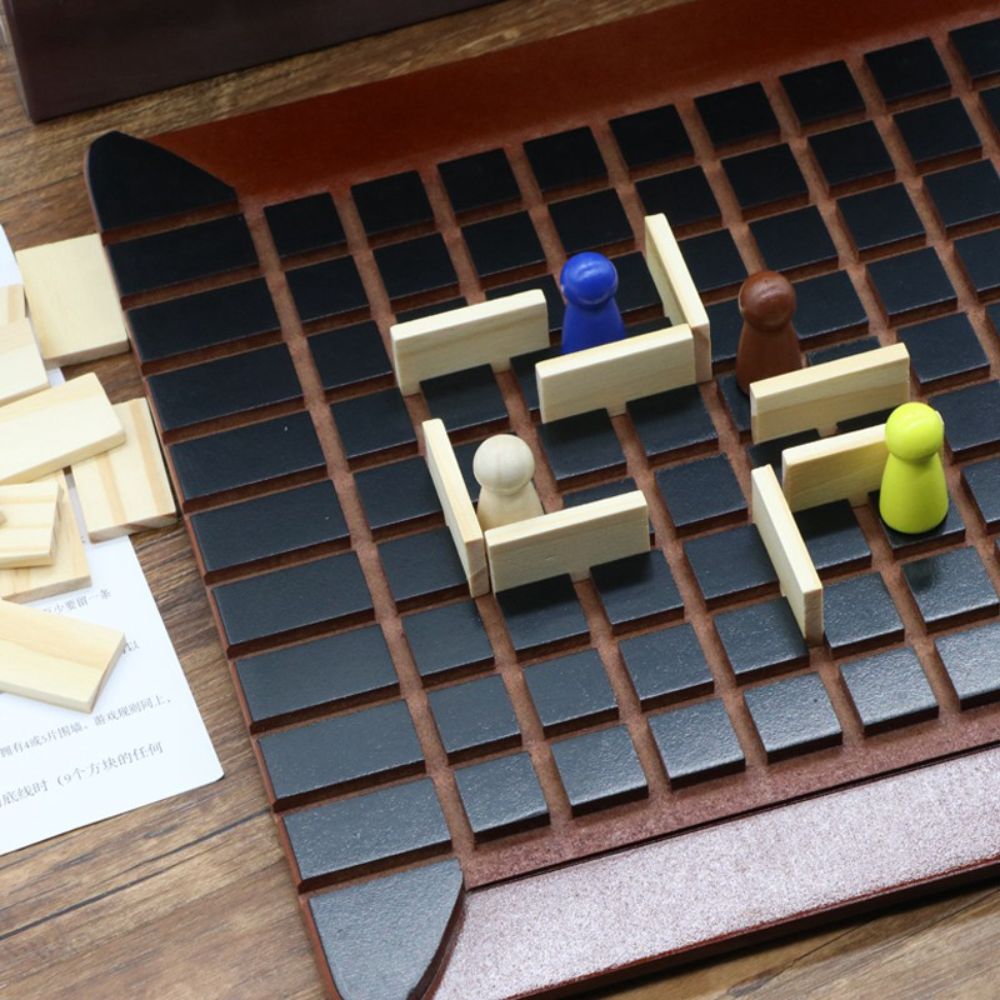 Board Game Quoridor Quizrider Game Abstract Strategy Game For Family And Friends Fun And Entertainment High Quality