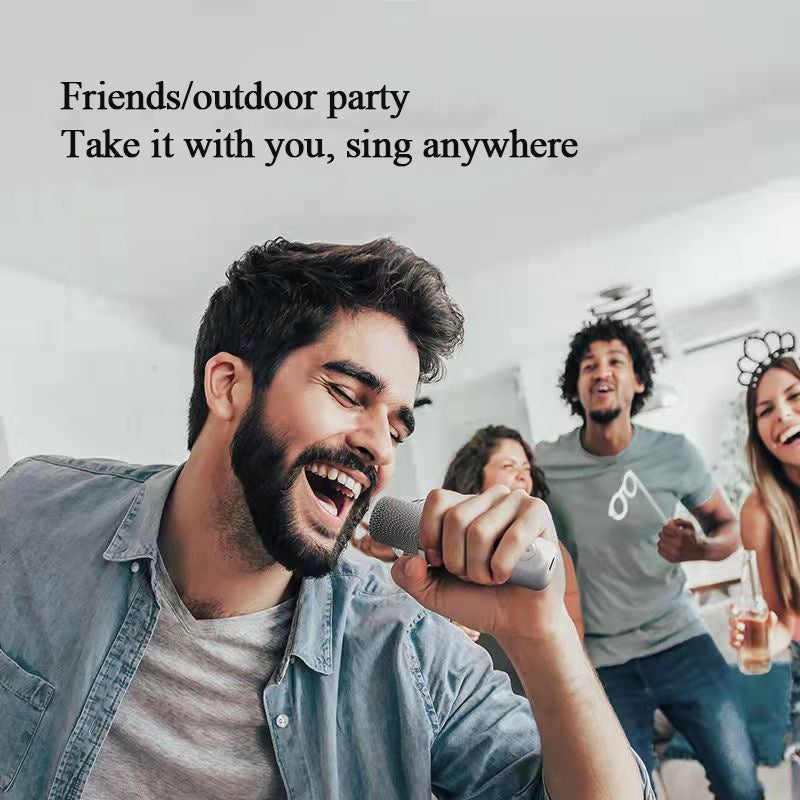 YS-203 Home KTV Audio Set Family Party Karaoke Machine Bluetooth Wireless Dual Microphone Audio Integrated Equipment Sound