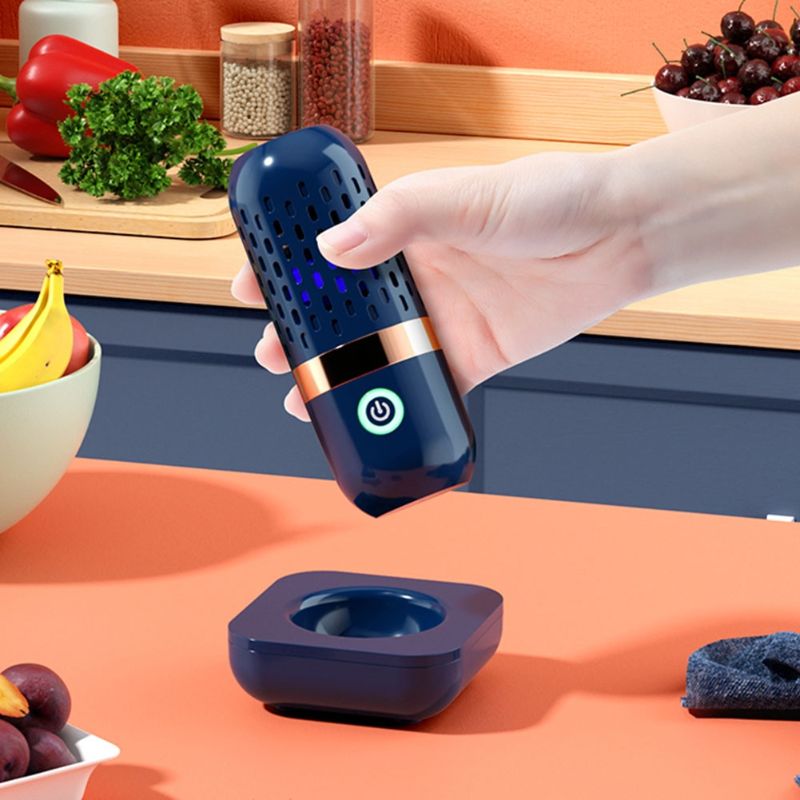 Capsule Shape Fruit Vegetable Washing Machine Portable Wireless Fruit Food Purifier Household Food Cleaner Machine