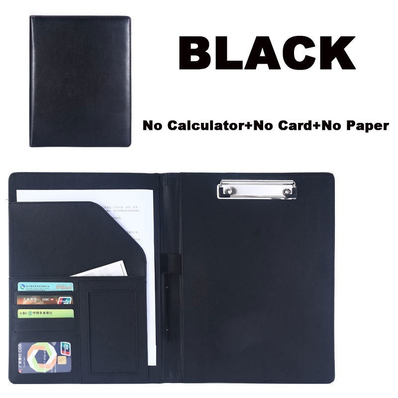 A4 Multifunctional Conference Folder, Business Stationery Organizers, PU Leather Document Equipment