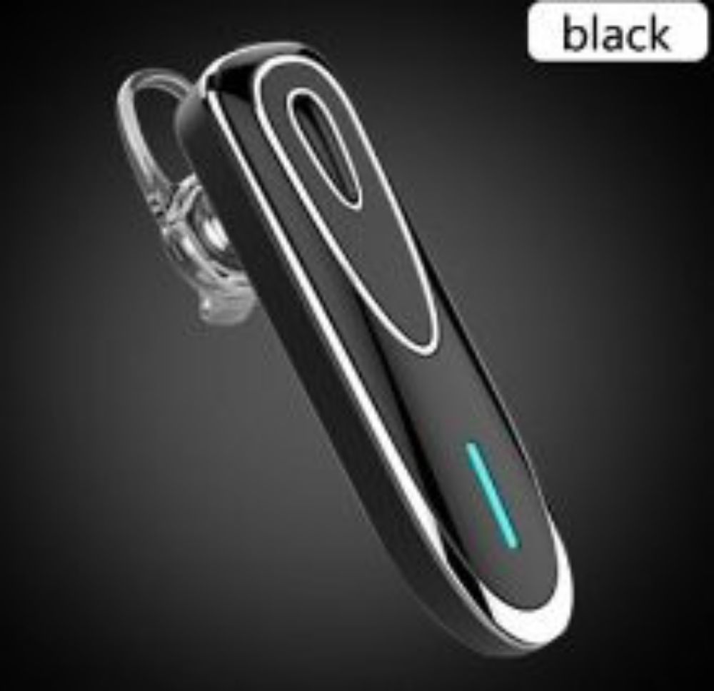 K1 Voice Control Ear Hook Wireless Bluetooth Stereo Earphone Handsfree Headphone Dynamic Double Wheat Noise Reduction