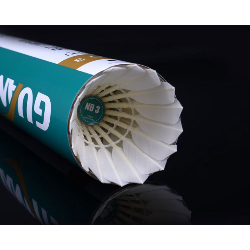 12Pcs Duck Feather Badminton Family Entertainment Amateur Training New Players Practice Badminton Sports #3 Shuttlecocks