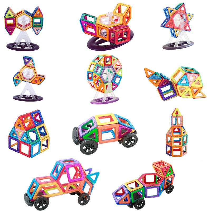 Magnetic Building Block Educational Magnet Toys Shape Children Kids Gift 68 Pcs or 136 Pcs