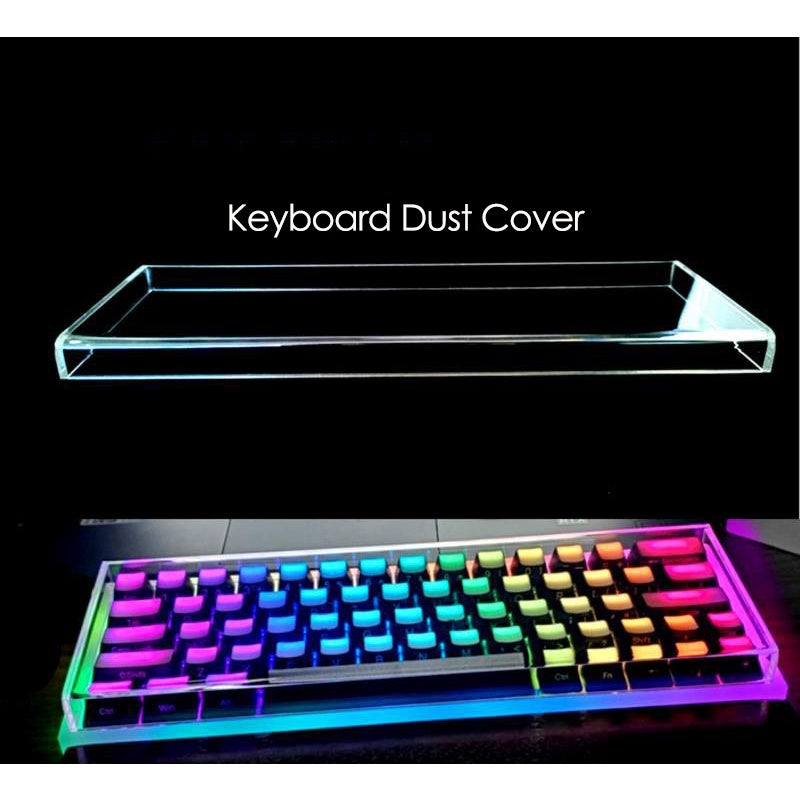 Keyboard Acrylic Dust Cover Anti Dust Guard Cap For Mechanical Keyboards For Desktop Computer Transparent Acrylic Cover