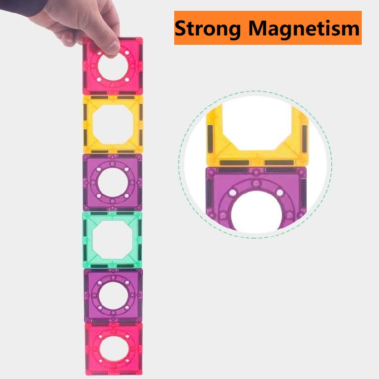 88/118/178Pcs Magnetic Building Blocks Educational Magnet Toys Pipeline Children Kids Gift