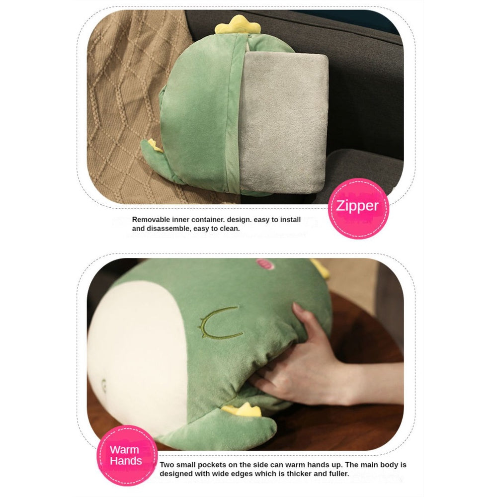 Copy of 3in1 Cute Animal Pillow Cartoon Hand Warmer With Blanket Office Nap Pillow Multi-Functional Cushion Plush Toy