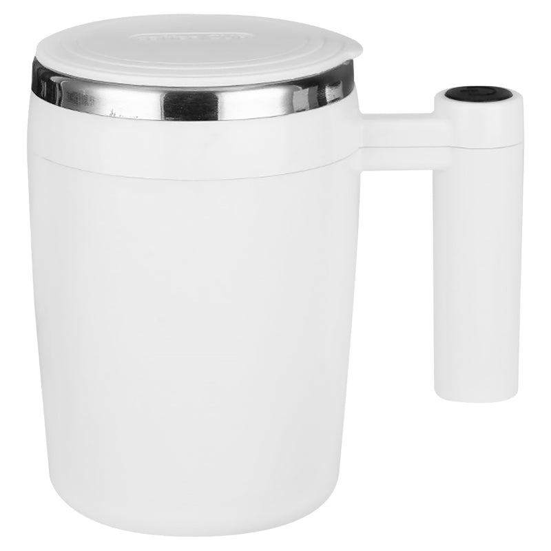 380ml Self Stirring Mug Rechargeable Auto Magnetic Coffee Mug with Stir Bar Stainless Steel Reliable Mixing Office Cup
