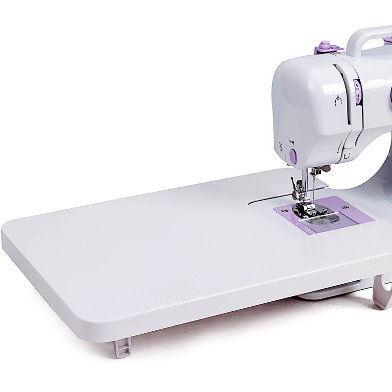 Upgraded Sewing Machine (12 stitches) 3 pin plug warranty needle thread can add Sewing Kit