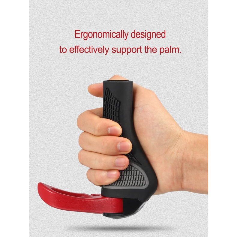 WEST BIKING Bicycle Grips Non-slip Rubber Horn Ergonomic Bike Handlebar Grip MTB Road Bike Shock Absorption Handle bar