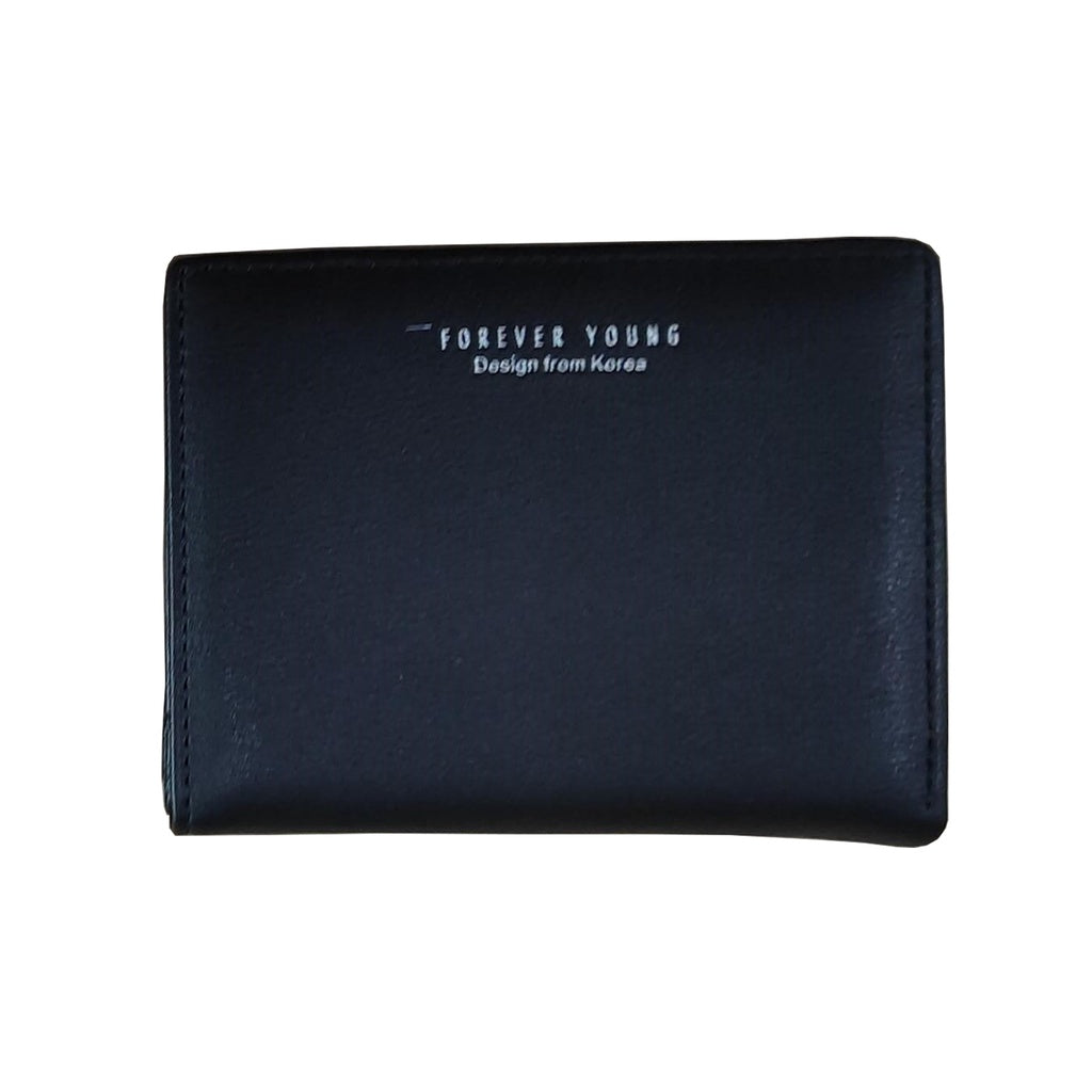 Forever Young Simple And Stylish Ultra-thin Wallet Women Short Purse Two Fold Student Wallets