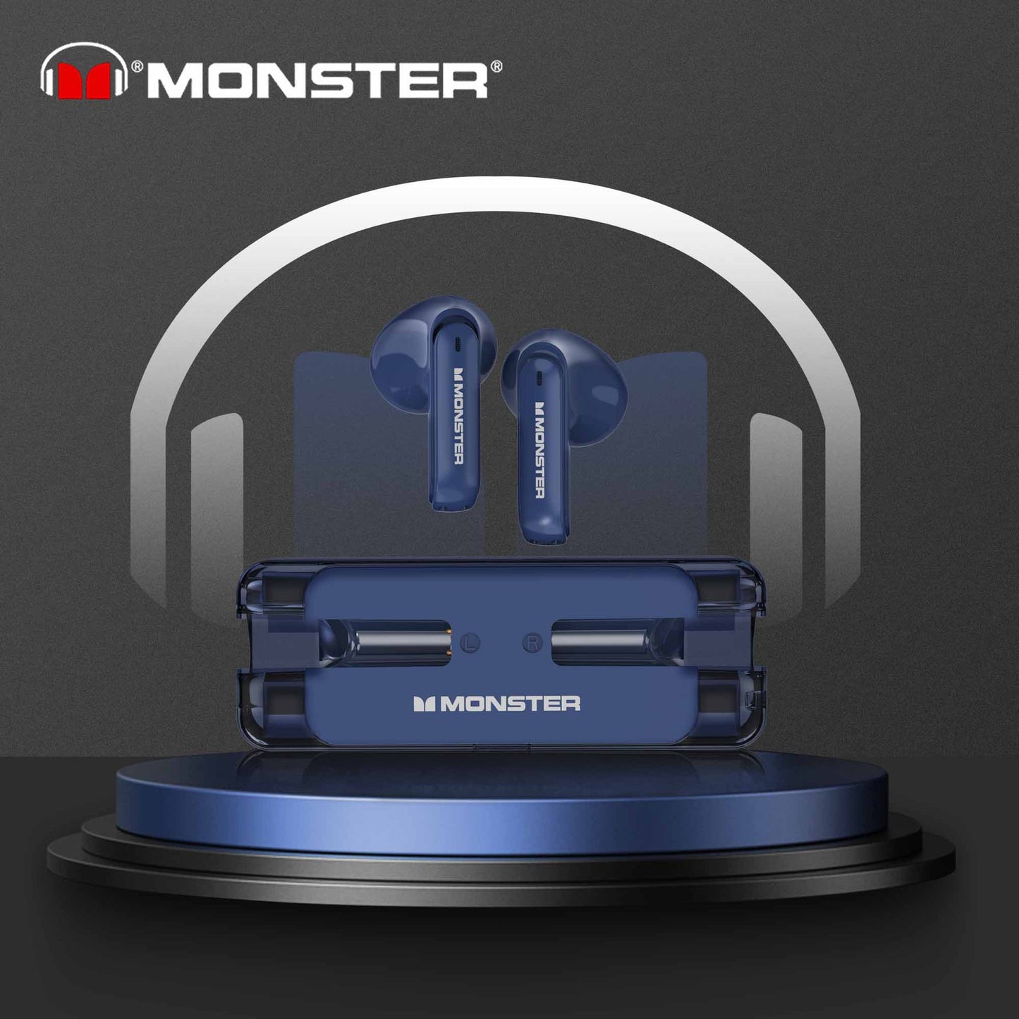 Monster XKT08 Bluetooth Earphone Wireless Earphone Low Latency Smart Touch Sports Waterproof Gaming Bluetooth 5.3