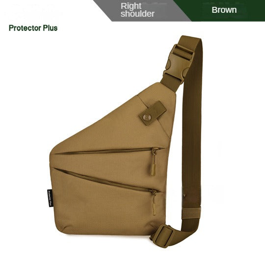 Tactical Storage Bag One Shoulder Anti-theft Bag Chest Bag Crossbody Bag RIGHT and LEFT SHOULDER Storage Chest Pocket