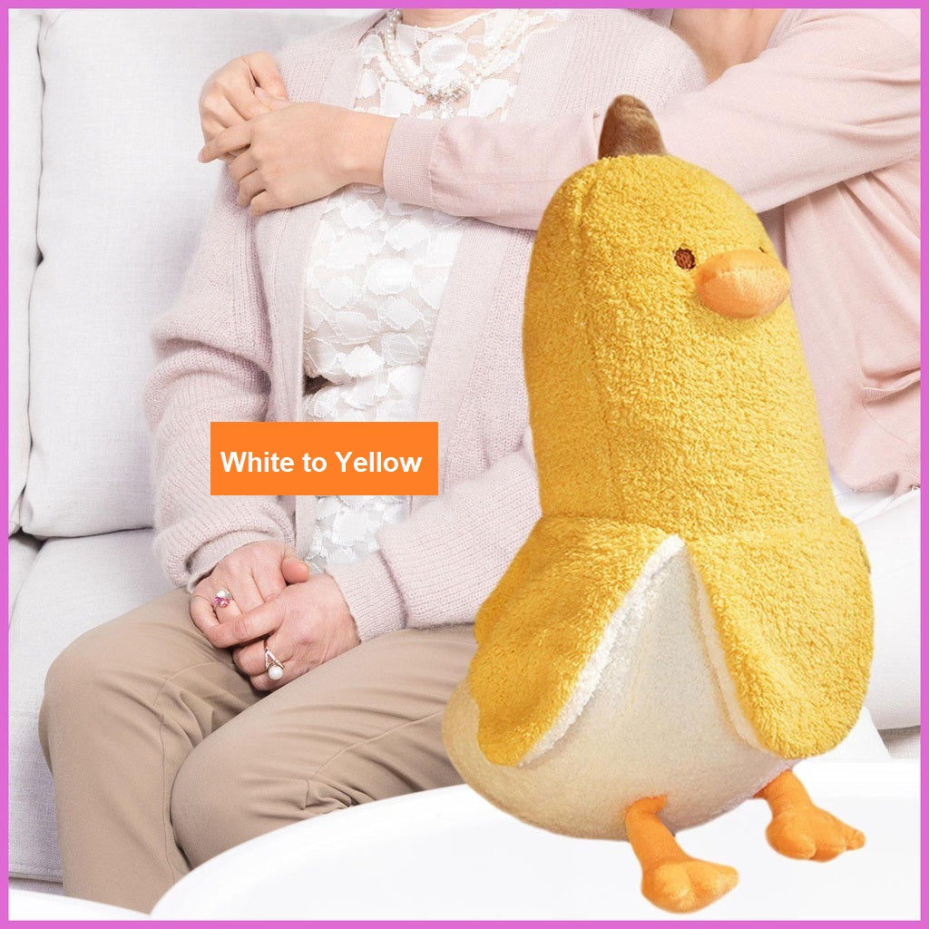 Banana Duck Plush Toy 50cm/19.69in Super Soft PP Cotton Stuffed Plushie 50cm Creative Adorkable Large Home