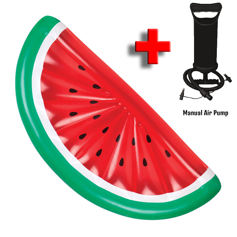 Large floatie beach half or full watermelon inflatable float swimming pool party floats raft
