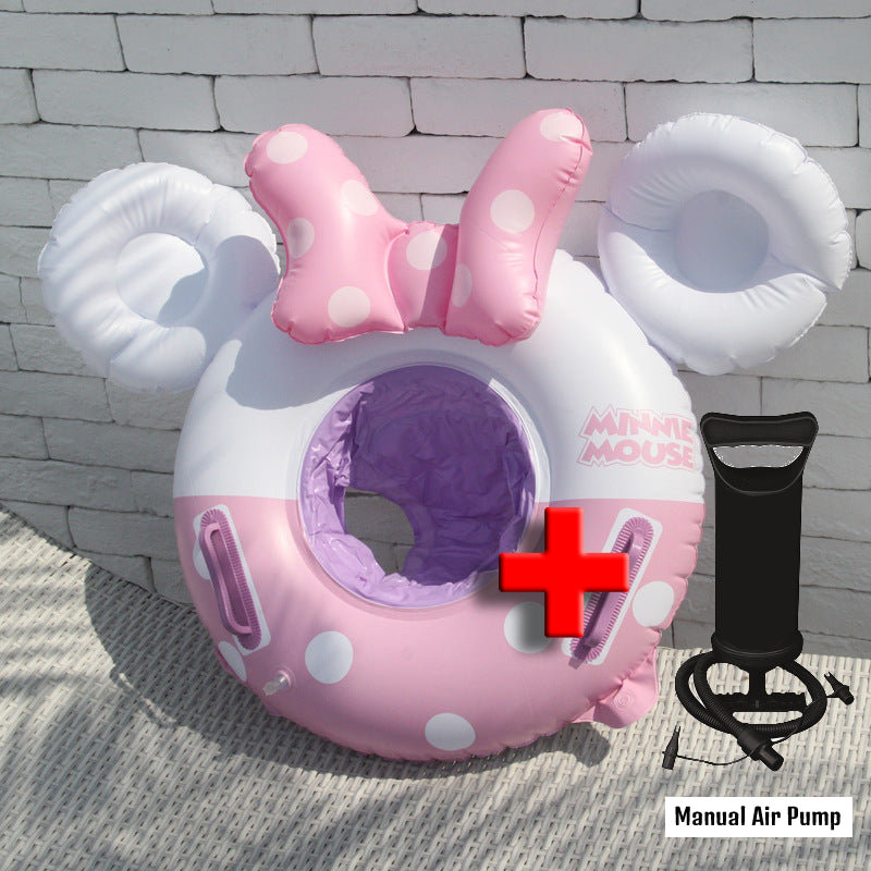 Kid’s Cartoon Inflatable Swimming Float 0-5Years Kids Safety Swimming Ring Fashion Mermaid Inflatable Baby Float