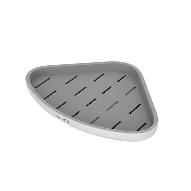ECOCO Bathroom Storage Shelf Shower Snap Up Corner Shelf Shampoo Holder Basket Shelf Wall Shelves for Shelving Kitchen
