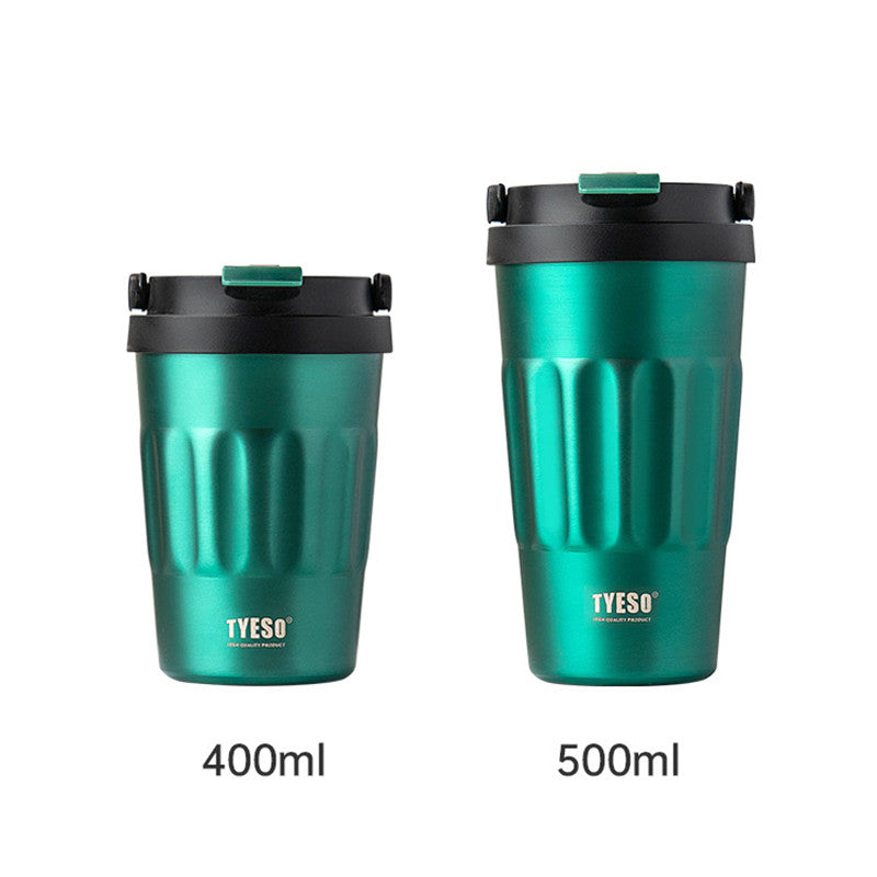 Classic 500ml Double Stainless Steel 304 Coffee Mug With Handle Portable Car Thermal Flask Travel Portable Tumbler
