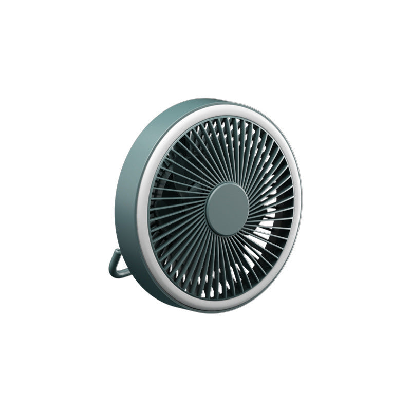Remote Home Ceiling Fans 2000Mah Rechargeable Mini Desk Fan 360 Rotation Wind Hanging Ventilator Silent Camping