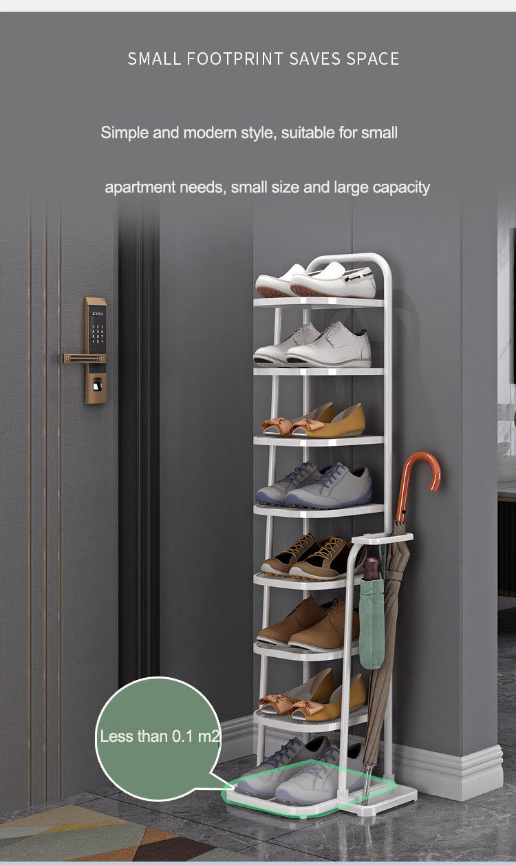 5 Layer Minimalist Enhanced Edition Iron Shoe Rack Storage Upgraded Metal Shoe Rack/ Multi-layer Shoe Rack High Quality