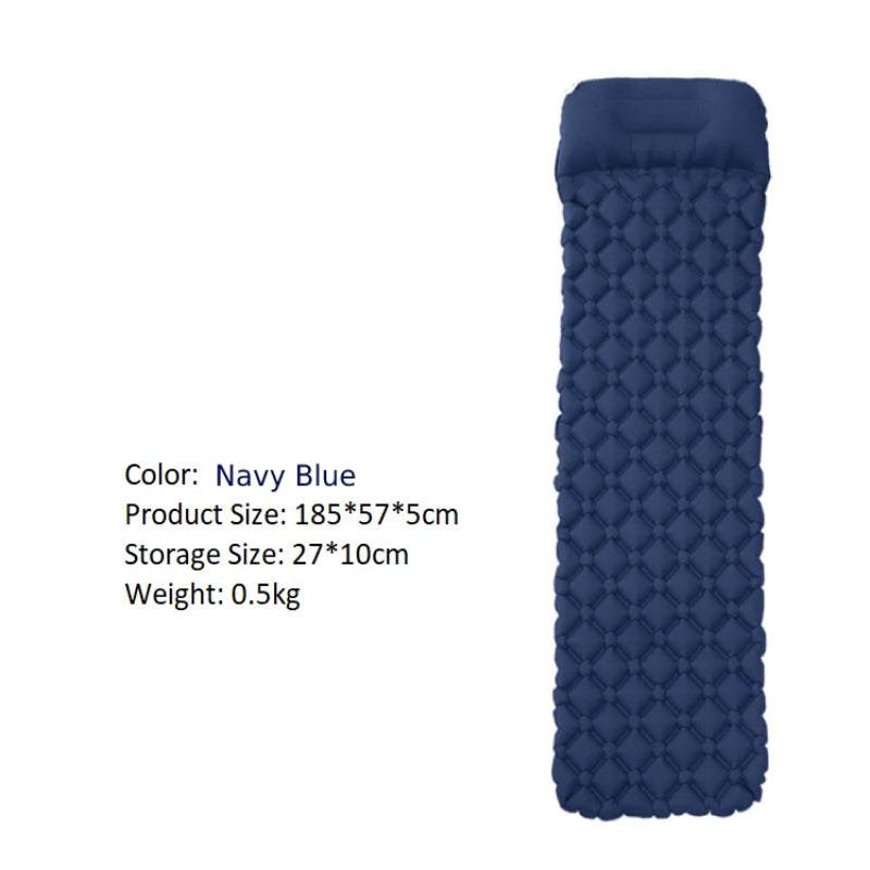 Outdoor Inflatable Mattress Diamond Ultra-Light Camping Mat Hiking Air Cushion Portable Sleeping Mat Waterproof Comfort